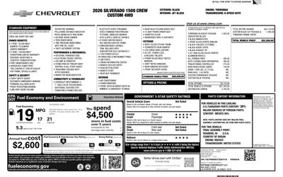 2026 Chevrolet Silverado 1500 Custom