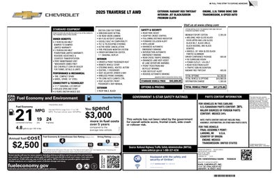 2025 Chevrolet Traverse LT