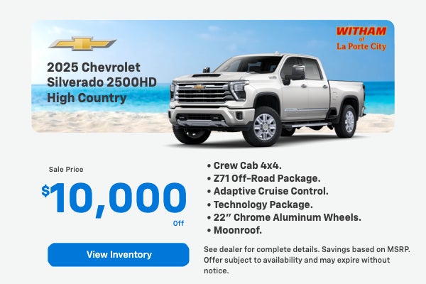 Brand New 2025 Silverado 2500HD High Country